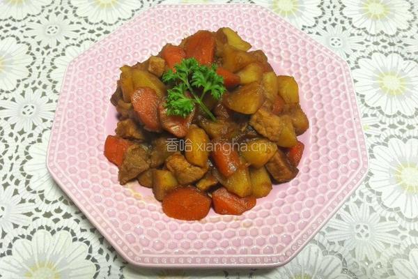 胡萝卜土豆烧里脊