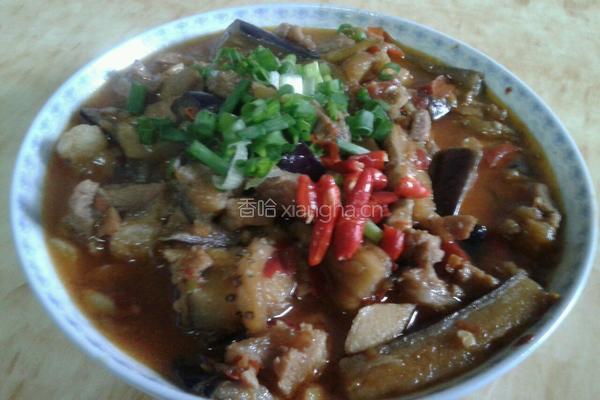 香辣茄子炒肉