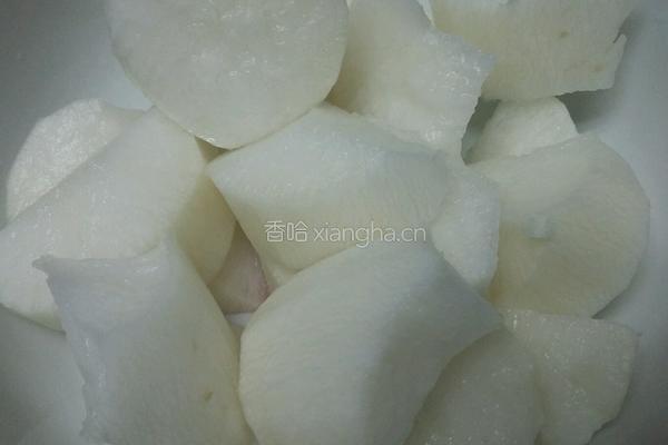 羊肉萝卜汤的做法图解2