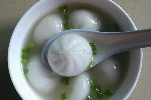 清煮糯米丸的做法图解3