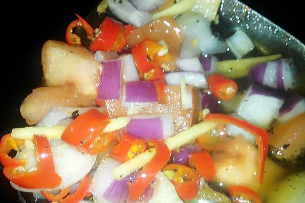尖椒香菜豆干的做法图解4