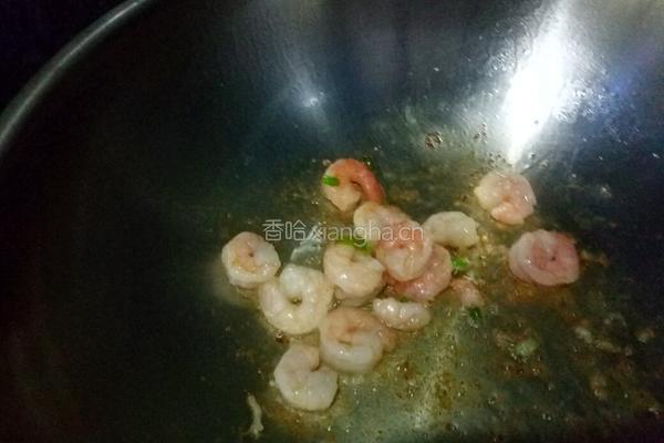 猫耳朵炒虾仁的做法图解9