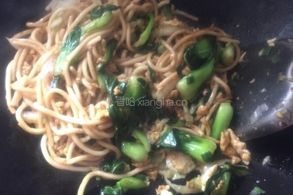 黑暗料理——炒面的做法图解4