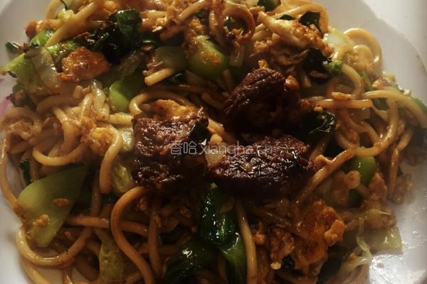 黑暗料理——炒面的做法图解5