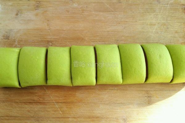 彩色大花卷的做法图解5