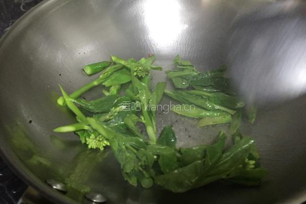 芥蓝虾仁炒年糕的做法图解8