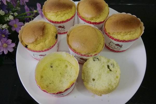 黑加仑玛芬蛋糕的做法图解13
