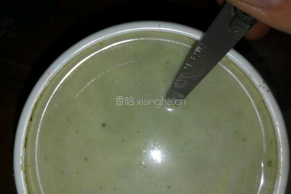 抹茶牛奶碰的做法图解6
