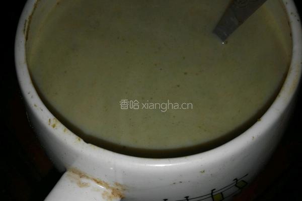抹茶牛奶碰的做法图解5