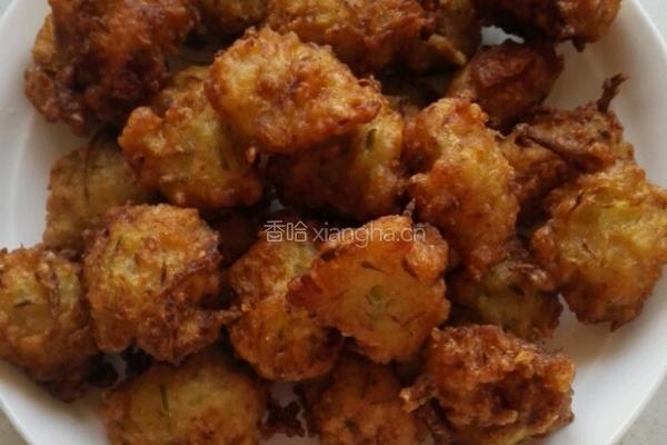 油炸素丸子的做法图解6