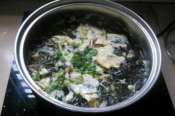 紫菜蛋花汤的做法图解4