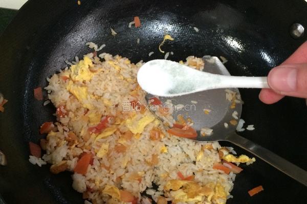 番茄蛋炒饭的做法图解6