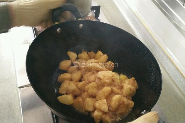 拔丝苹果的做法图解7
