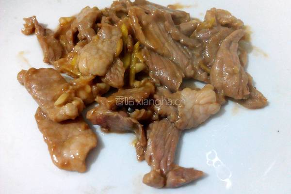 瘦肉炒甜豆的做法图解7