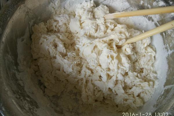 梨藕豆沙包 的做法图解3