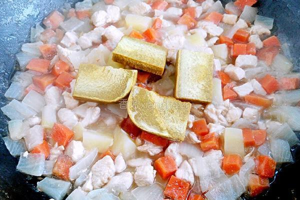 咖喱鸡肉土豆焗饭的做法图解6