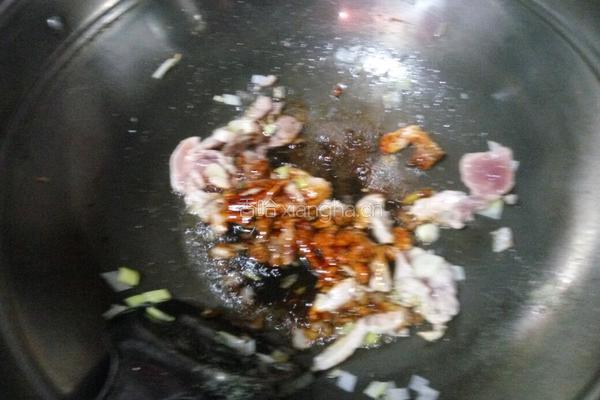 肉炒腐竹的做法图解3