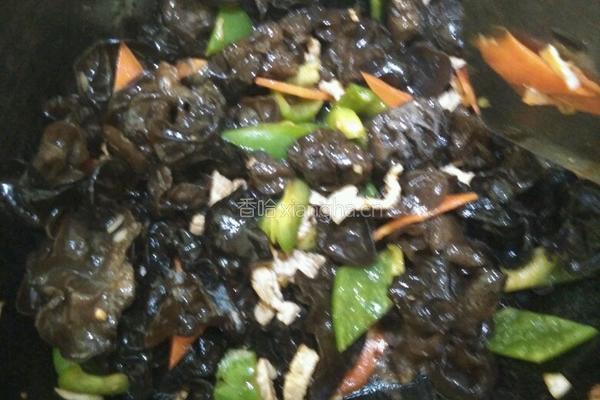 肉炒木耳的做法图解4