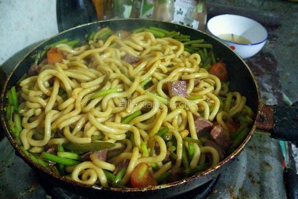 牛肉炒乌冬面的做法图解15