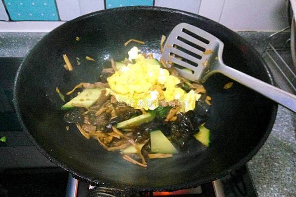 木须肉的做法图解7