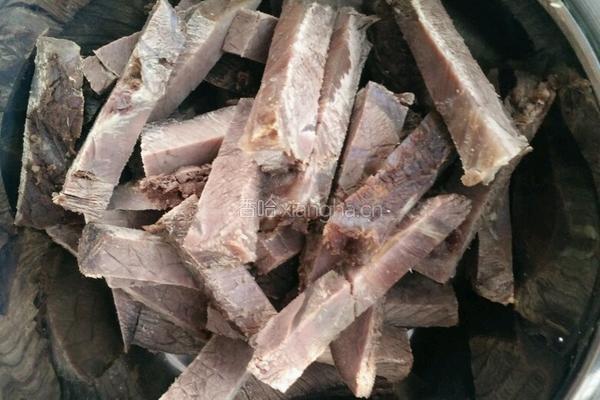 简单牛肉干制作的做法图解1