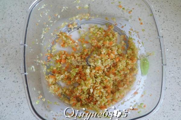 豆渣饼的做法图解2
