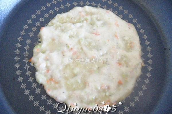 豆渣饼的做法图解4