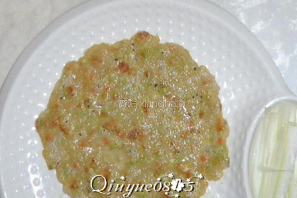 豆渣饼的做法图解5