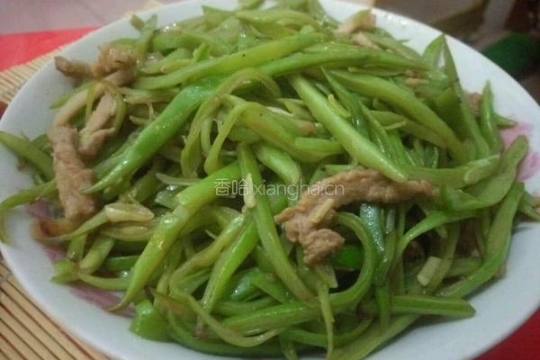 豆角炒肉的做法图解7