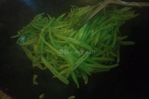 豆角炒肉的做法图解4