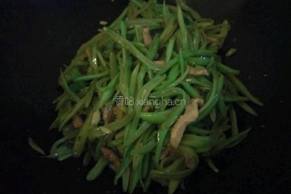 豆角炒肉的做法图解6
