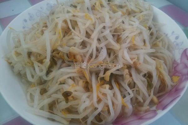 炝炒绿豆芽