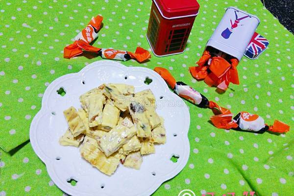 柠檬味水果麦片牛轧糖的做法图解18