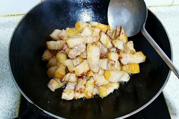 干豇豆红烧肉的做法图解3