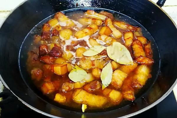 干豇豆红烧肉的做法图解9