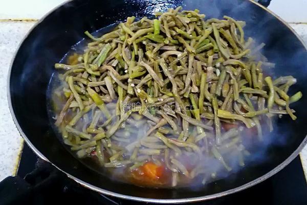 干豇豆红烧肉的做法图解11