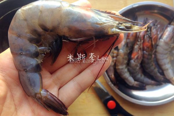 白灼青虾的做法图解2