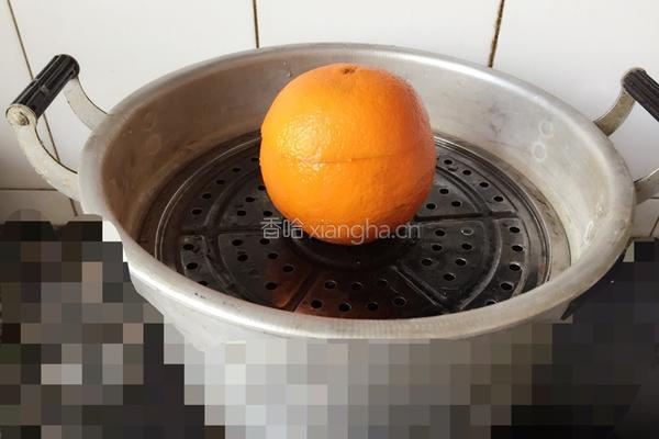 橙香蛋羹的做法图解5