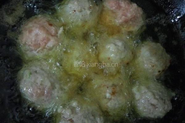 炸肉丸子的做法图解6