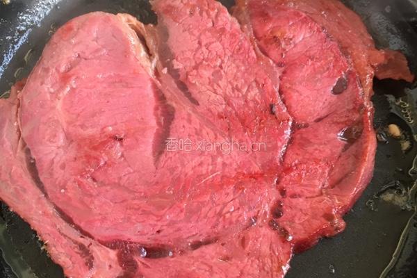 牛肉肉土司早餐的做法图解2