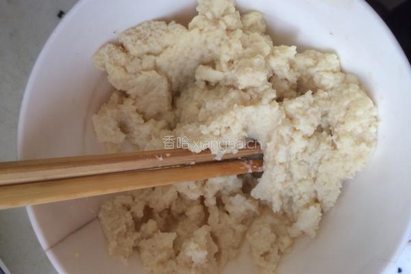 糯香豆渣煎饼的做法图解1