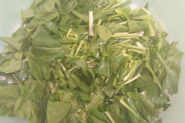菠菜炒蛋的做法图解4