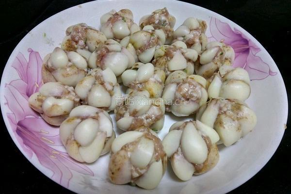 百合蒸肉的做法图解4
