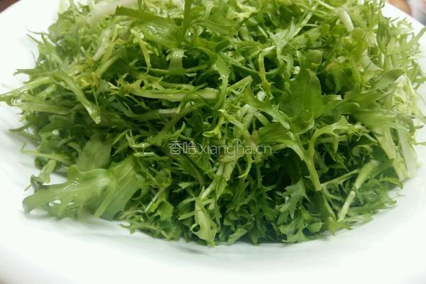 糖醋苦菊的做法图解2