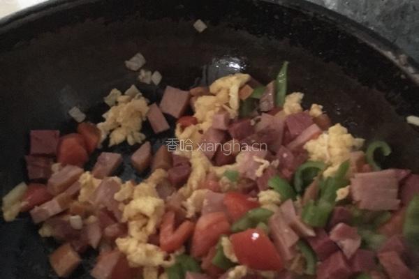什锦炒饭的做法图解4