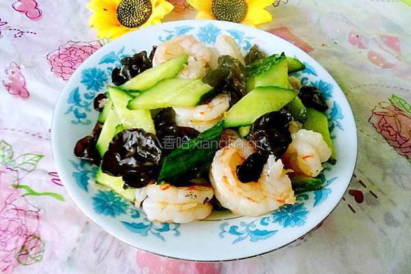 黑木耳炒虾仁的做法图解8