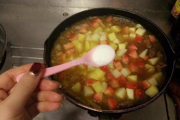 茹果妈妈___咖喱牛肉的做法图解13