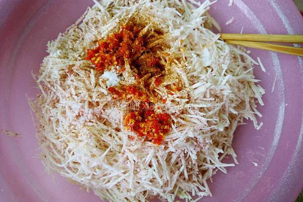 芋头肉丸子的做法图解3