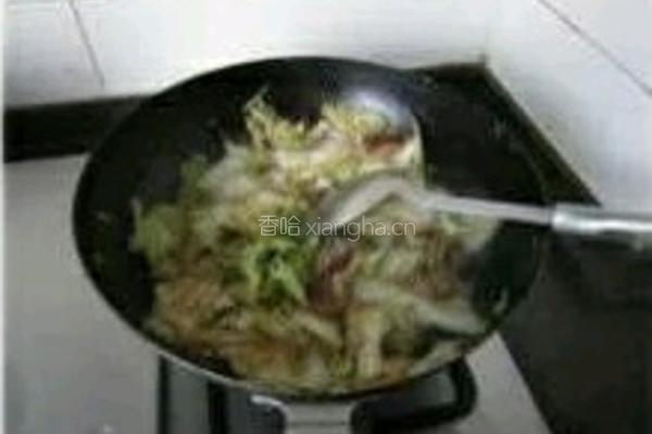 醋溜白菜的做法图解10