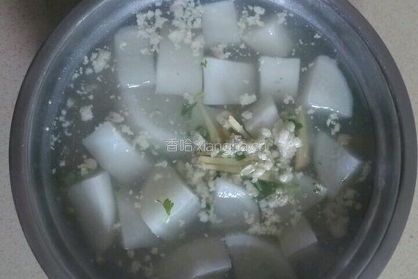 肉碎萝卜汤的做法图解8